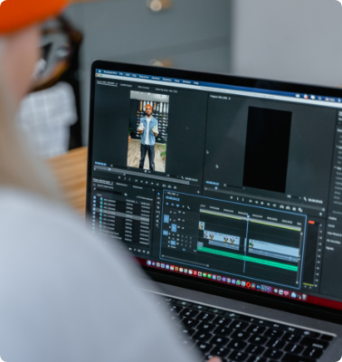 Video editing illustration